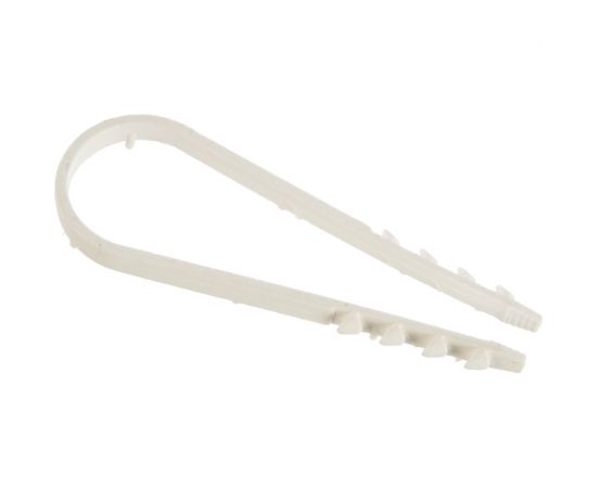 Дюбель-хомут для круглого кабеля 19-25 мм белый Б0045089 – изображение 2