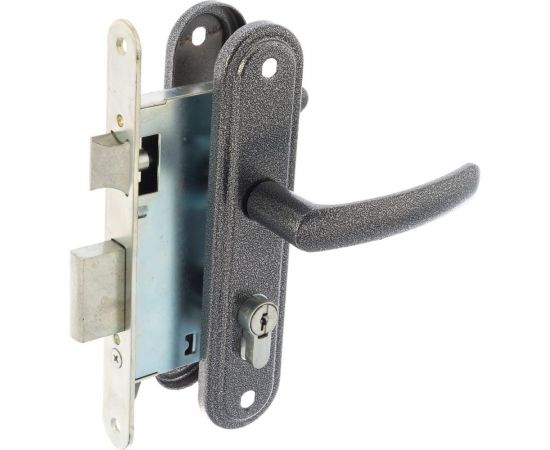 Врезной замок ЗЕНИТ Омега-ЗВ7.02 серебро 19437 – изображение 2