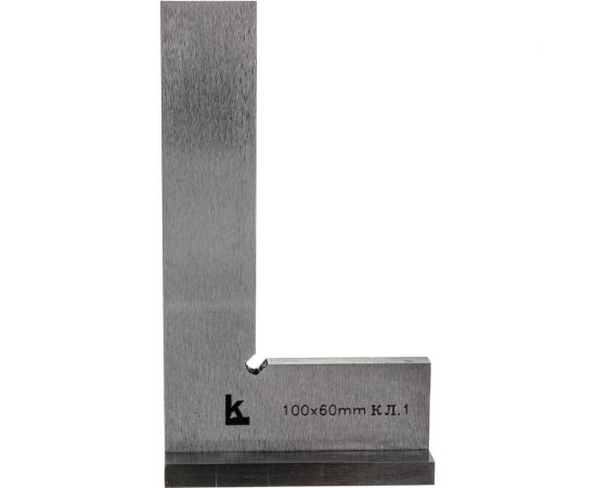 Угольник (поверочный, 100х60, класс 1) КАЛИБРОН УШ 132006 – изображение 2