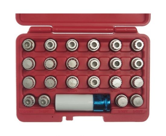 Набор головок для секретных болтов VW 23 предметов JTC 6743 – изображение 2