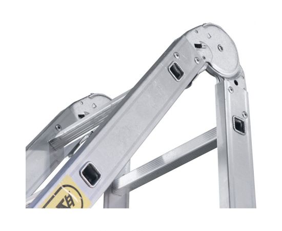 Алюминиевая профессиональная двухсекционная шарнирная лестница Алюмет Серия Т2 Т 203 – изображение 2