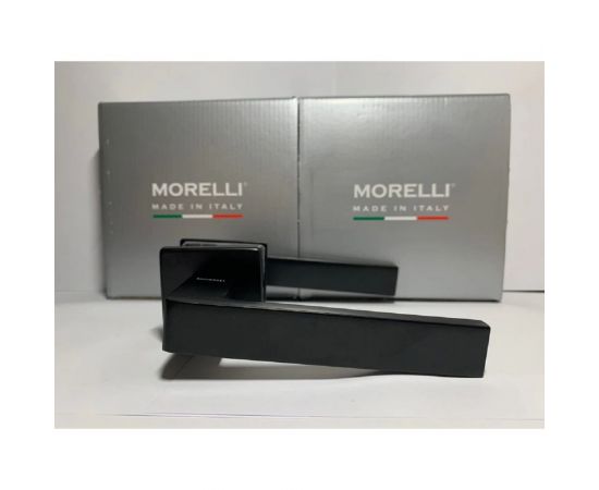 Дверная ручка MORELLI HORIZONT SQ NERO цвет - черный 9012304 – изображение 2