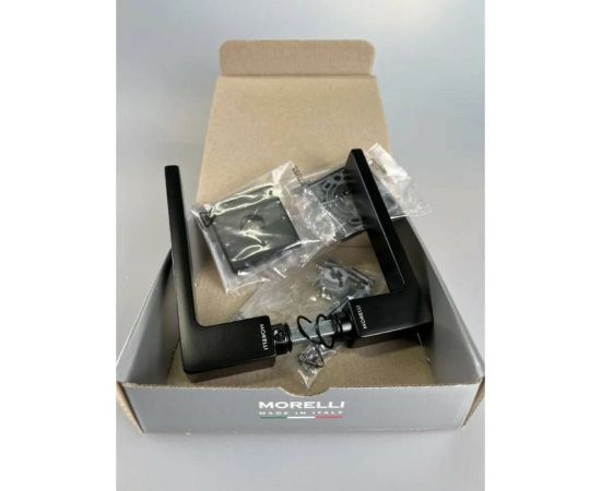 Дверная ручка MORELLI HORIZONT SQ NERO цвет - черный 9012304 – изображение 3