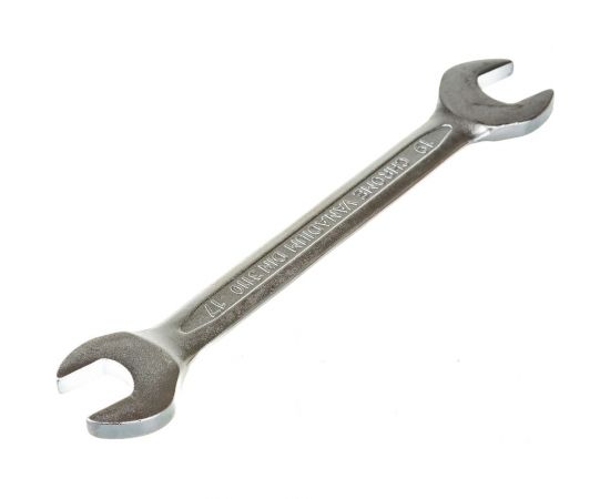 Рожковый ключ 17x19мм Chrome vanadium на держателе ЭВРИКА ER-51719 – изображение 3