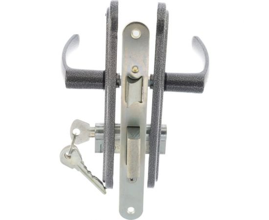 Врезной замок ЗЕНИТ Омега-ЗВ7.02 серебро 19437 – изображение 3