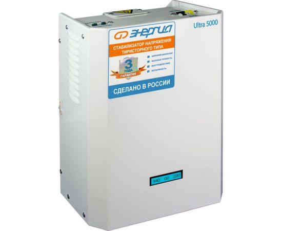 Энергия Cтабилизатор тиристорный 5 000 ВА сериии Ultra Е0101-0102 – изображение 3