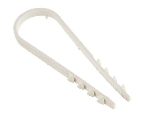 Дюбель-хомут для круглого кабеля 19-25 мм белый Б0045089 – изображение 3