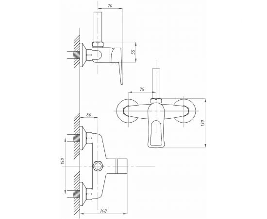 Душевая система Профсан ПСМ тип См-ДшОРНТр PSM-510-017 – изображение 3