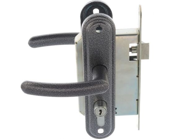 Врезной замок ЗЕНИТ Омега-ЗВ7.02 серебро 19437 – изображение 4