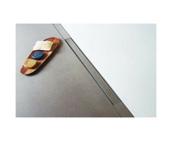 Напольный желоб водосток BERGES B1 Keramik 600 S-сифон, D50, H60, боковой выпуск, 42l/m 090117 – изображение 4