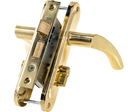 Врезной замок Стандарт с/руч 103/50 GP латунь 4 846 – изображение 4