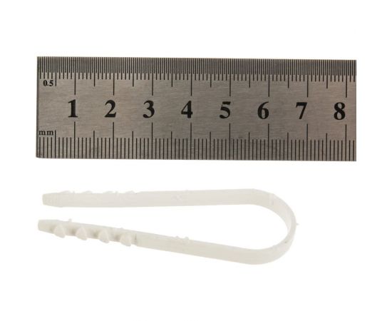 Дюбель-хомут для круглого кабеля 19-25 мм белый Б0045089 – изображение 4