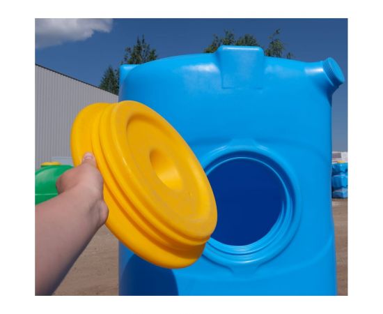 Вертикальная прямоугольная емкость KSC 1000 л KSC-PV-1000 – изображение 5