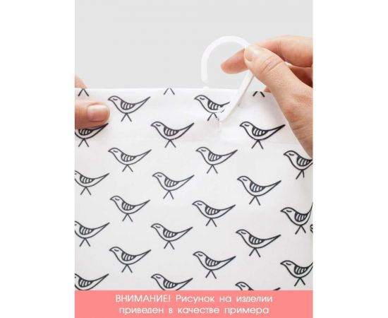 Штора (занавеска) для ванной JoyArty ""Фигурные изменения"" из сатена, 180х200 см с крючками, sc_20883 – изображение 6