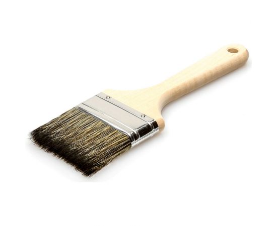 Флейцевая кисть для работ по дереву Лазурный берег смешанная щетина, КФ 100x14 С7 167100 