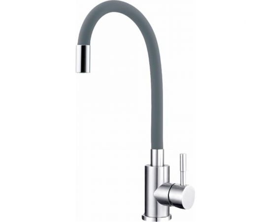 Смеситель для кухни TSARSBERG гибкий излив, серый тип ГОСТ См-МОЦБА TSB-114-G005 