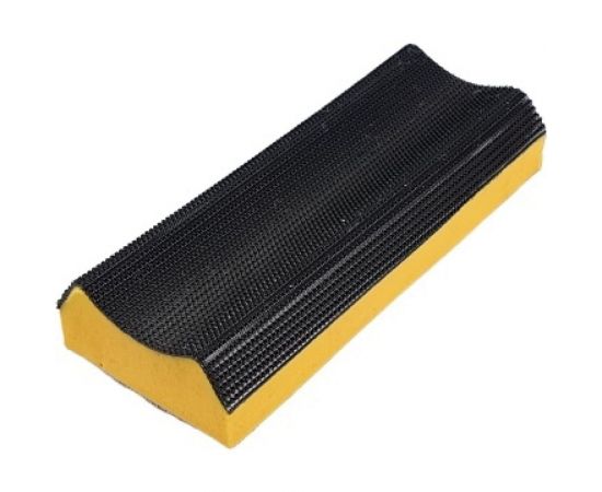 Профильная шлифовальная база под липучку конусная с вогнутым торцом Uniq tool 97x39x19 UTG-1010 