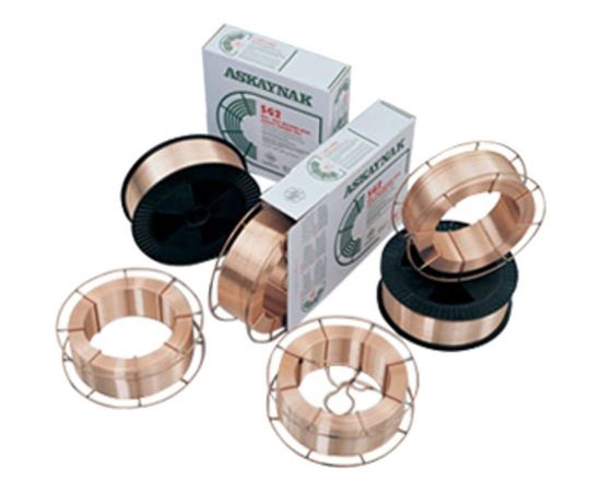 Проволока сварочная омедненная AS SG2 D200 (1.0 мм, кассета 5 кг; аналог СВ-08Г2С-О) ASKAYNAK СВ000011027 