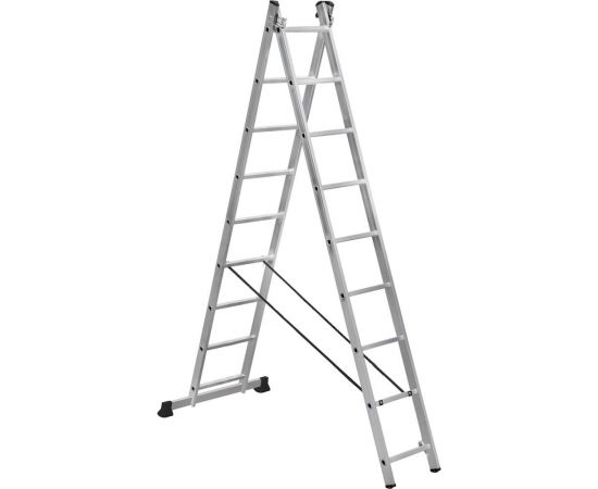 Алюминиевая двухсекционная лестница Scala 2х9 Sc 2009 