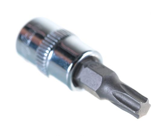 Насадка торцевая 1/4"DR с вставкой-битой T27 Ombra 114327 