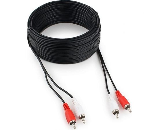 Аудио кабель Cablexpert 2xRCA/ 2xRCA, 15 м, CCA-2R2R-15M 