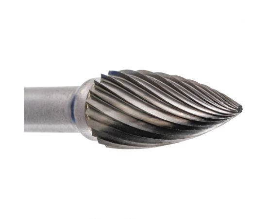 Борфреза твердосплавная NORGAU форма G параболическая с заостренной вершиной SCM HM G1020M06-45 (10х20х6х60) 077135300 