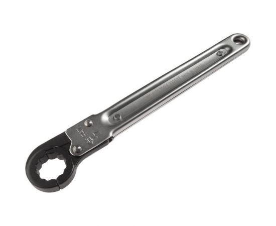 Раскрывающийся двенадцатигранный ключ с трещоткой 17мм, 200мм JTC-332517 