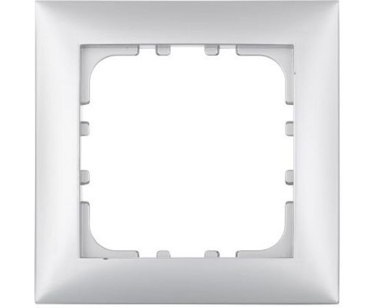 1-постовая рамка LK Studio серебристый металлик 864103-1 