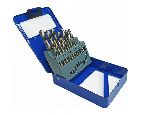 Набор сверл по металлу HSS 19 шт, 1-10 мм Vertextools 0987-19 