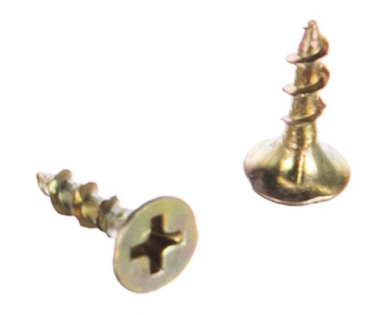 Саморез КРЕП-КОМП жёлтый цинк PH-2, по дереву 3,5х16 1500шт ждп1635ф 