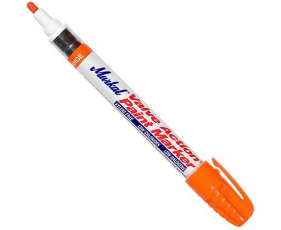 Маркер-краска Markal Valve Action, промышленный, универсальный, 3 мм, оранжевый 96824 