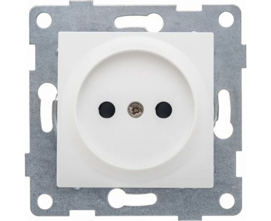 Розетка GUSI ELECTRIC Ugra МЕХ 1-ой б/з с з/ш, СУ, 16А, 250В, белый С11Р2-001 