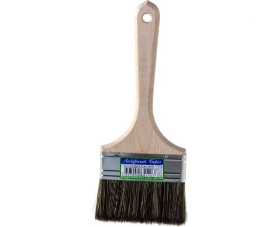 Флейцевая кисть для работ по дереву Лазурный берег смешанная щетина, КФ 100x14 С7 167100 – изображение 2