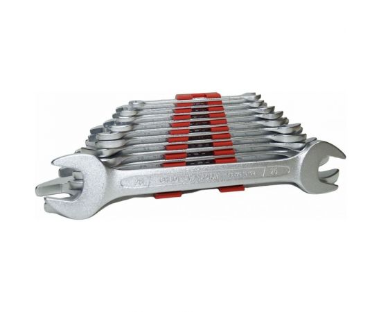 Набор рожковых двусторонних удлиненных ключей IZELTAS 6-32 мм, 12 предметов 0130002112 – изображение 2