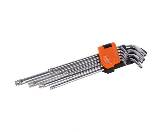 Набор имбусовых ключей HARDEN TORX, 23 см, CRV, 9 шт. 540607 – изображение 2