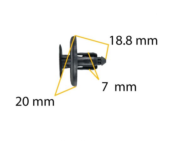 Автокрепеж для Honda/Lexus/Toyota 10 шт MU000262, 9046707166 КрепАвто 0406 – изображение 2