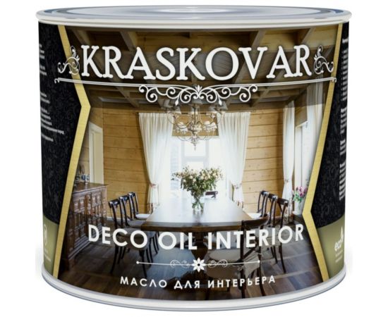 Масло для интерьера Kraskovar Deco Oil Interior бесцветный 2,2л 1106 – изображение 2