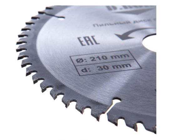 Диск пильный по дереву (210х30/25.4 мм; Z60) D.BOR 9K-802106005D – изображение 2