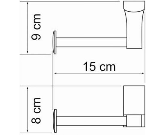 Держатель туалетной бумаги WasserKRAFT Leine K-5096WHITE – изображение 3