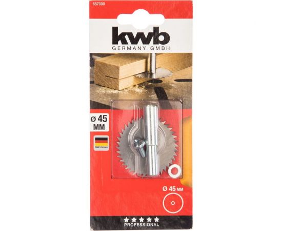 Фреза пазовая дисковая (45х0.8 мм; S 8 мм) KWB 5570-00 – изображение 3