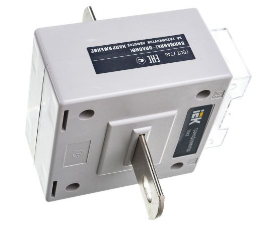 Трансформатор тока IEK ТОП-0,66 150/5А 5ВА класс 0,5 ITP10-2-05-0150 – изображение 3