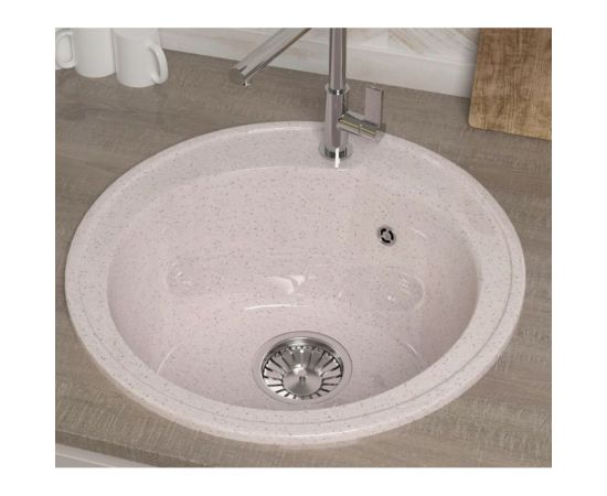 Кухонная мойка GLANZ цвет: тёмно-серый J-004-35 – изображение 3