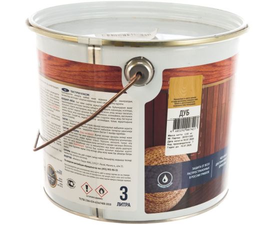 Деревозащитное средство Текстурол классик дуб 3л 90001884621 – изображение 3