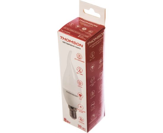 Светодиодная лампа THOMSON LED TAIL CANDLE 8W 670Lm E14 4000K TH-B2028 – изображение 3