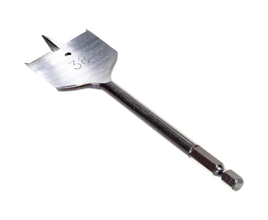 Сверло по дереву перовое с подрезателями (38x152 мм) Hardcore 163815 – изображение 3