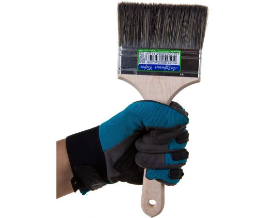 Флейцевая кисть для работ по дереву Лазурный берег смешанная щетина, КФ 100x14 С7 167100 – изображение 4