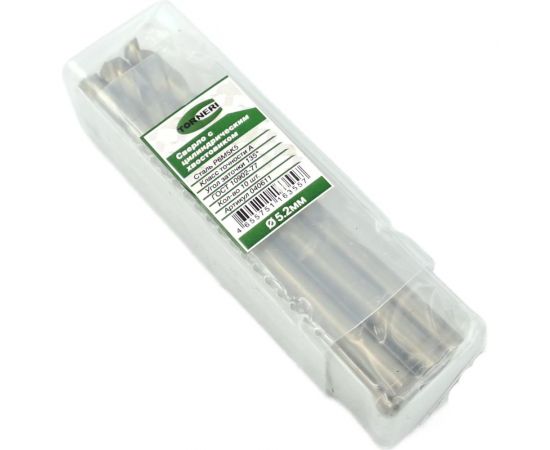 Сверло по металлу (5.2х52х86 мм; Р6М5К5; шлифованное А1) TORNERI 040611 – изображение 5