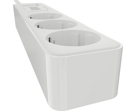 Удлинитель с USB зарядкой HARPER UCH-325 White H00003008 – изображение 5