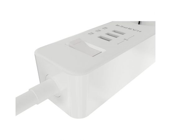 Удлинитель с USB зарядкой HARPER UCH-325 White H00003008 – изображение 6