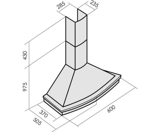 MBS Вытяжка кухонная TULIP IVORY 160 5087 – изображение 7
